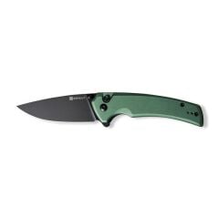 Sencut Serene Green Aluminum Handle Black D2 Blade Çakı