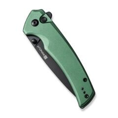 Sencut Serene Green Aluminum Handle Black D2 Blade Çakı