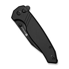 Sencut Selkyris Black Aluminum Handle Black D2 Blade Çakı