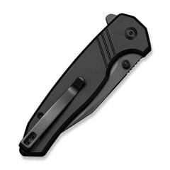 Sencut Selkyris Black Aluminum Handle Black D2 Blade Çakı