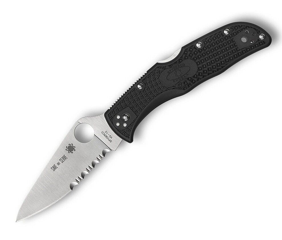 Spyderco Endela Thin Red Line Combinationedge Çakı