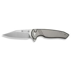 Sencut Selkyris Gray Aluminum Handle Satin Finished D2 Blade Çakı
