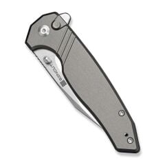 Sencut Selkyris Gray Aluminum Handle Satin Finished D2 Blade Çakı