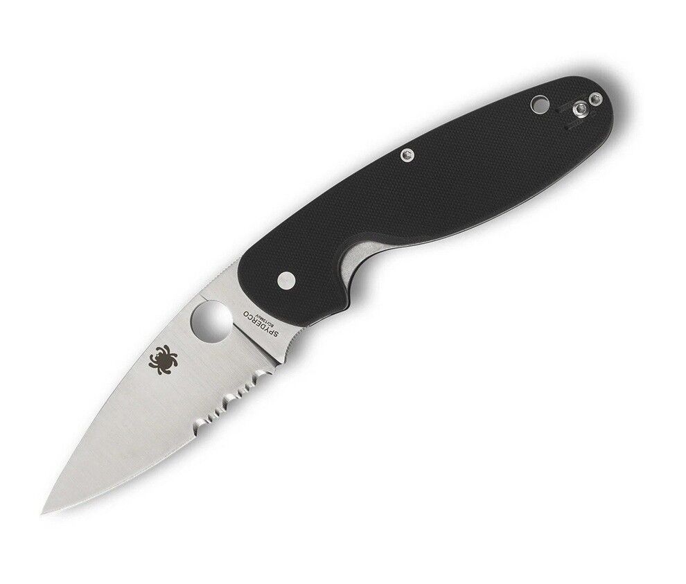 Spyderco Emphasis Black G-10 Combinationedge Çakı