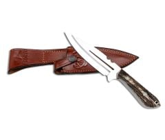 Bora Özel-8 Hand Made Boynuz Sap Bıçak