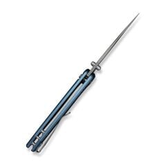 Sencut Selkyris Blue Aluminum Handle Gray Stonewashed Blade Çakı