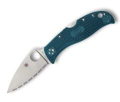 Spyderco Leafjumper Ser Blue FRN K390 Çakı