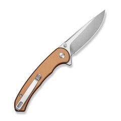 Sencut Ingot Coyote Brown Aluminum Handle Stonewashed D2 Blade Çakı