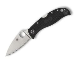 Spyderco Leafjumper Black Lightweight VG-10 Spyderedge Çakı