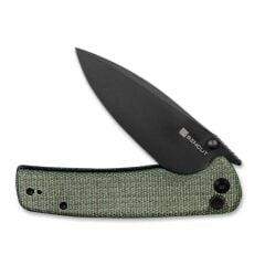 Sencut Sachse Flipper & Button Lock & Thumb Stud Knife Micarta Handle Çakı