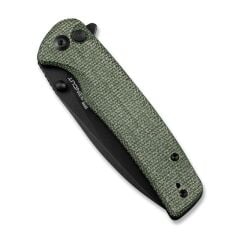 Sencut Sachse Flipper & Button Lock & Thumb Stud Knife Micarta Handle Çakı