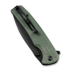 Sencut Sachse Flipper & Button Lock & Thumb Stud Knife Micarta Handle Çakı