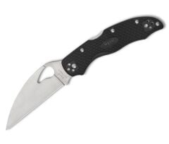 Spyderco Byrd Harrier 2 Black Lightweight Wharncliffe Plainedge Çakı