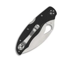 Spyderco Byrd Harrier 2 Black Lightweight Wharncliffe Plainedge Çakı