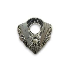 Guevara Skull Desen Kelebek Model Puro Kesici Silver 60Ring