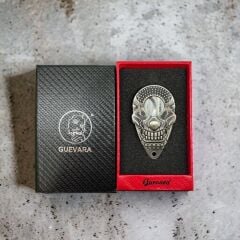 Guevara Skull Desen Kelebek Model Puro Kesici Silver 60Ring