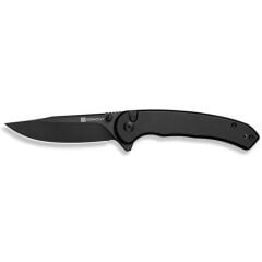 Sencut Ingot Black Aluminum Handle Black D2 Blade Blade Çakı