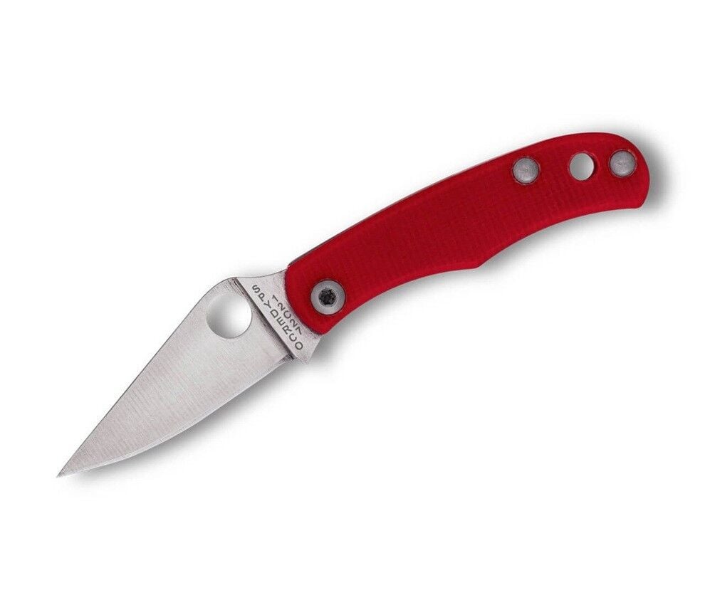 Spyderco Bug G10 Red Plain Edge Çakı