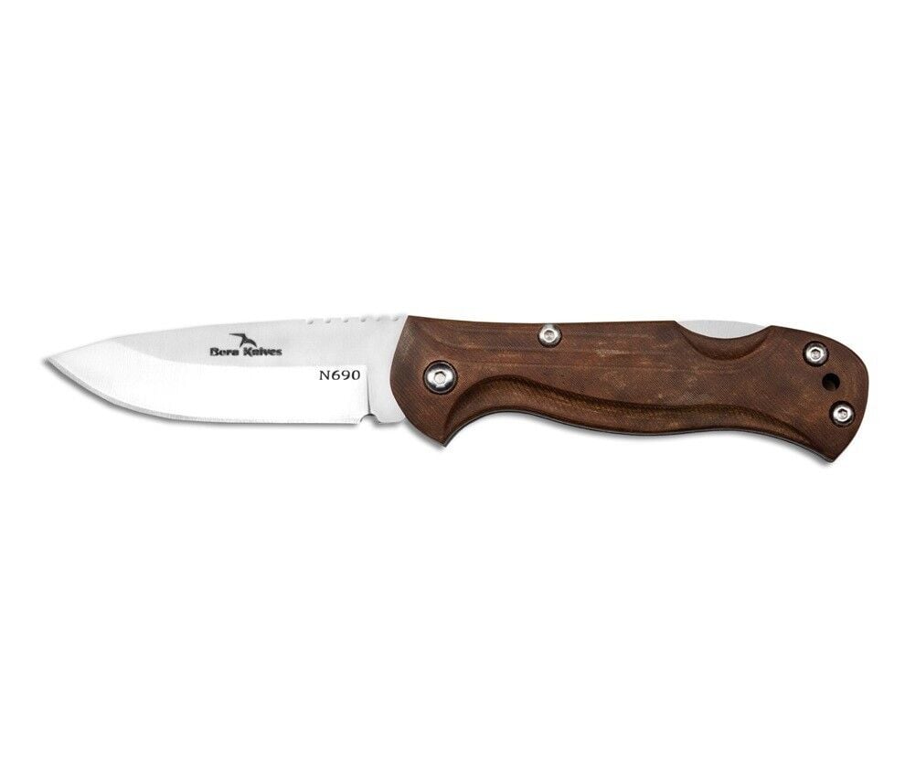 Bora Özel-12 Hand Made Kompozit Sap N690 Çakı