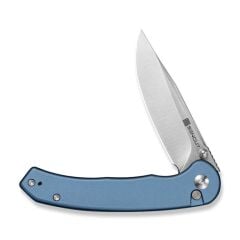 Sencut Ingot Blue Aluminum Handle Satin Finished D2 Blade Çakı