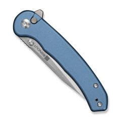 Sencut Ingot Blue Aluminum Handle Satin Finished D2 Blade Çakı