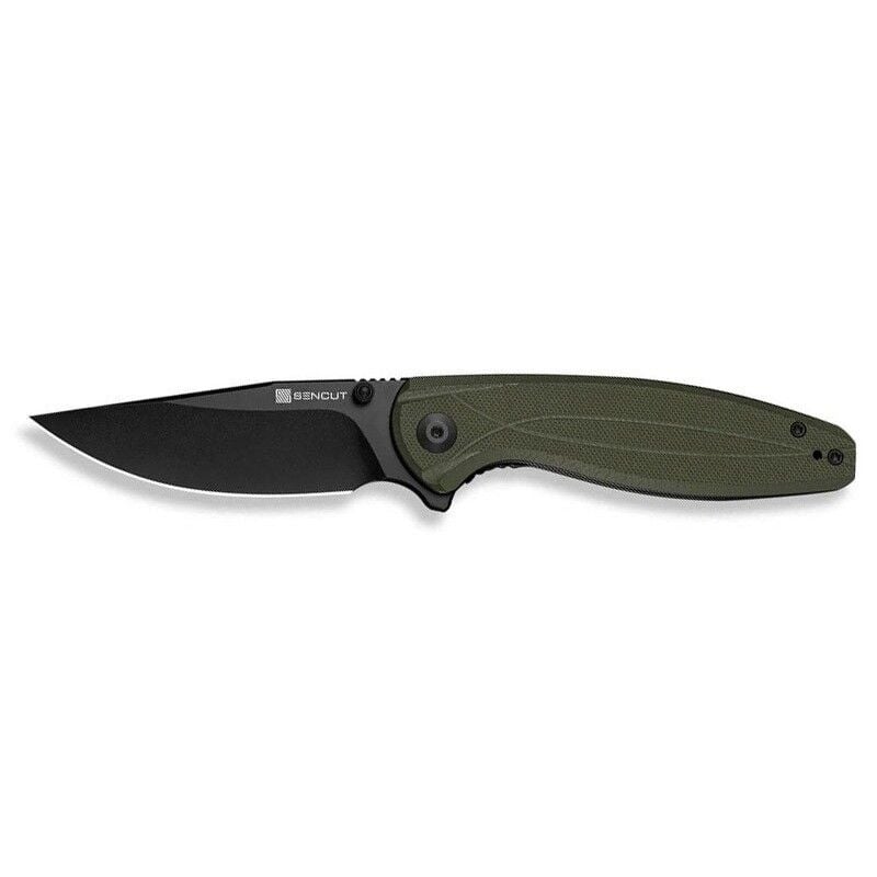 Sencut Vyrce OD Green G10 Handle Black D2 Blade Çakı