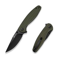 Sencut Vyrce OD Green G10 Handle Black D2 Blade Çakı