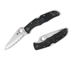Spyderco Endura 4 Black Lightweight Spyderedge Çakı