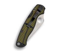 Spyderco Para Military 2 Salt Yellow & Black CPM MagnaCut PlainEdge Çakı