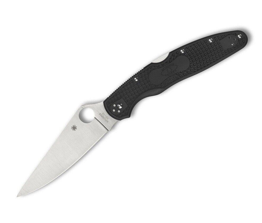 Spyderco Police 4 Black Lightweight VG10 Plainedge Çakı