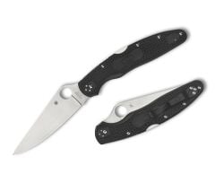 Spyderco Police 4 Black Lightweight VG10 Plainedge Çakı