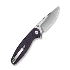 Sencut Vyrce Purple Canvas Micarta Handle Satin Finished D2 Blade Çakı