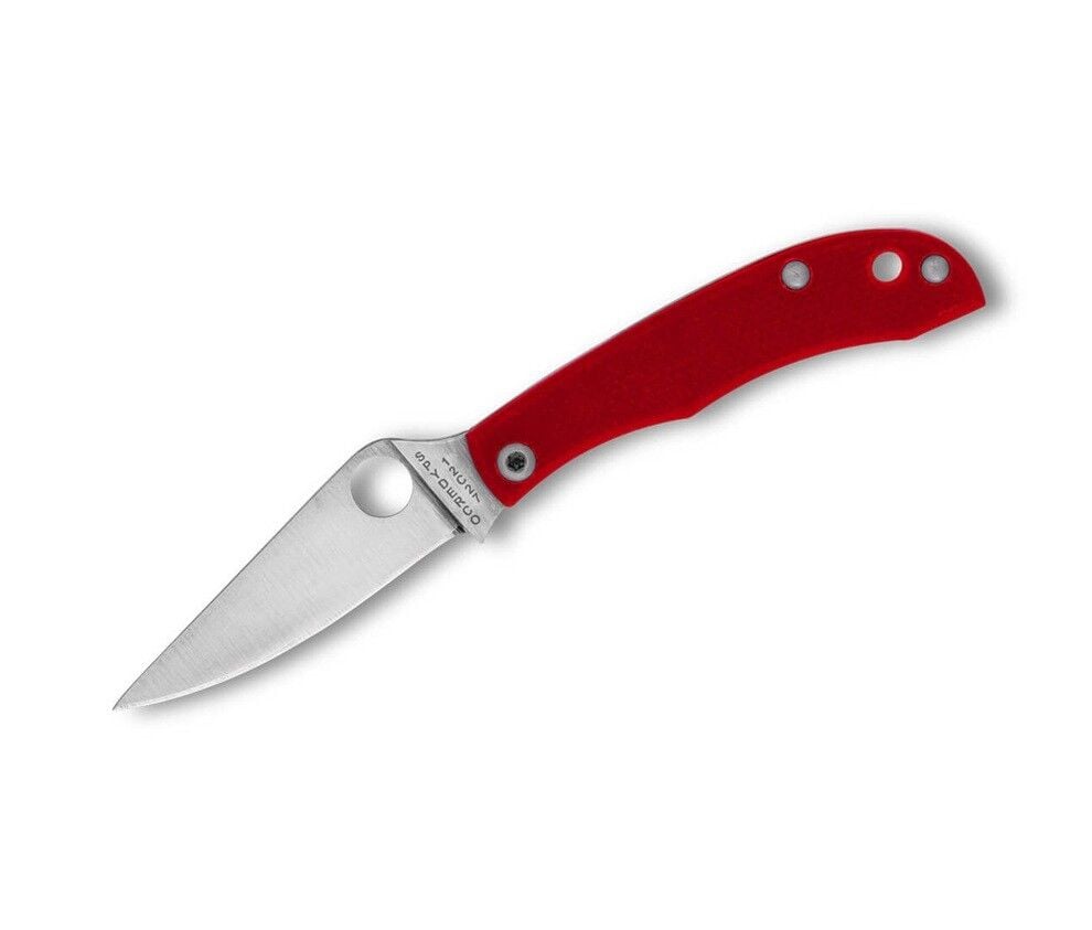 Spyderco Honeybee G10 Red PlainEdge Çakı