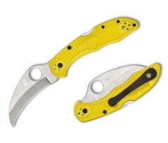 Spyderco Tasman Salt 2 Yellow Plainedge Çakı