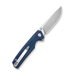 Sencut Stria Milled Blue Canvas Micarta Handle Satin Finished D2 Blade Çakı