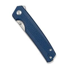 Sencut Stria Milled Blue Canvas Micarta Handle Satin Finished D2 Blade Çakı