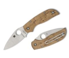 Spyderco Chaparral Slipit Maple Wood Plainedge CTS-XHP Çakı