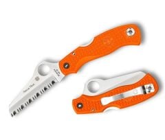Spyderco Rescue 79mm Orange Lightweight Spyderedge Çakı