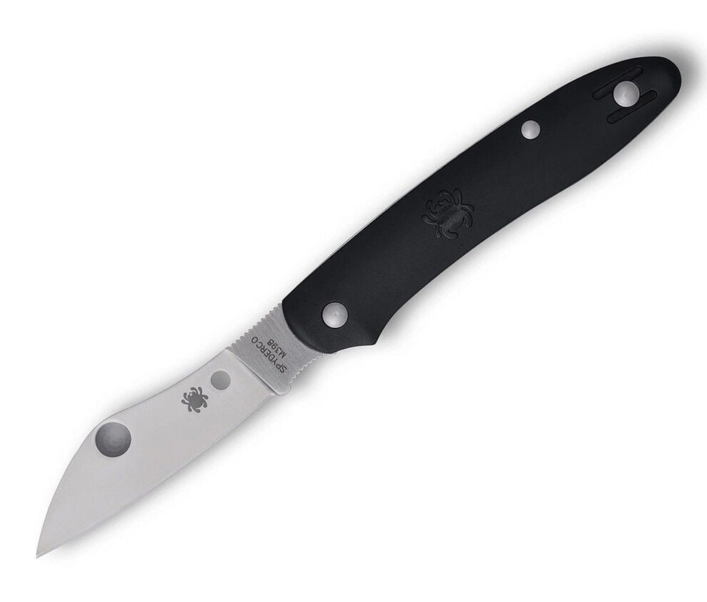 Spyderco Roadie XL Black FRN M398 Plainedge Çakı