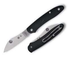 Spyderco Roadie XL Black FRN M398 Plainedge Çakı