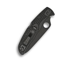 Spyderco Endura 4 Black Lightweight Black Blade Cobinationedge Çakı