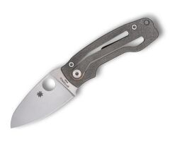 Spyderco PITS2 Titanium M398 PlainEdge Çakı