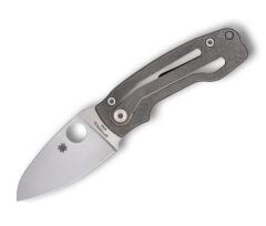 Spyderco PITS2 Titanium M398 PlainEdge Çakı