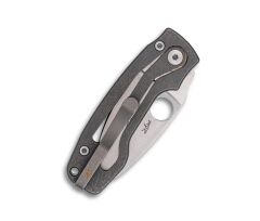 Spyderco PITS2 Titanium M398 PlainEdge Çakı