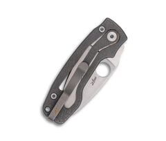 Spyderco PITS2 Titanium M398 PlainEdge Çakı