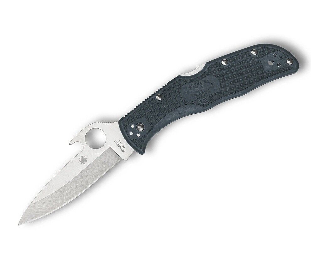 Spyderco Endela Gray Lightweight Emerson Opener Plainedge Çakı