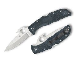 Spyderco Endela Gray Lightweight Emerson Opener Plainedge Çakı