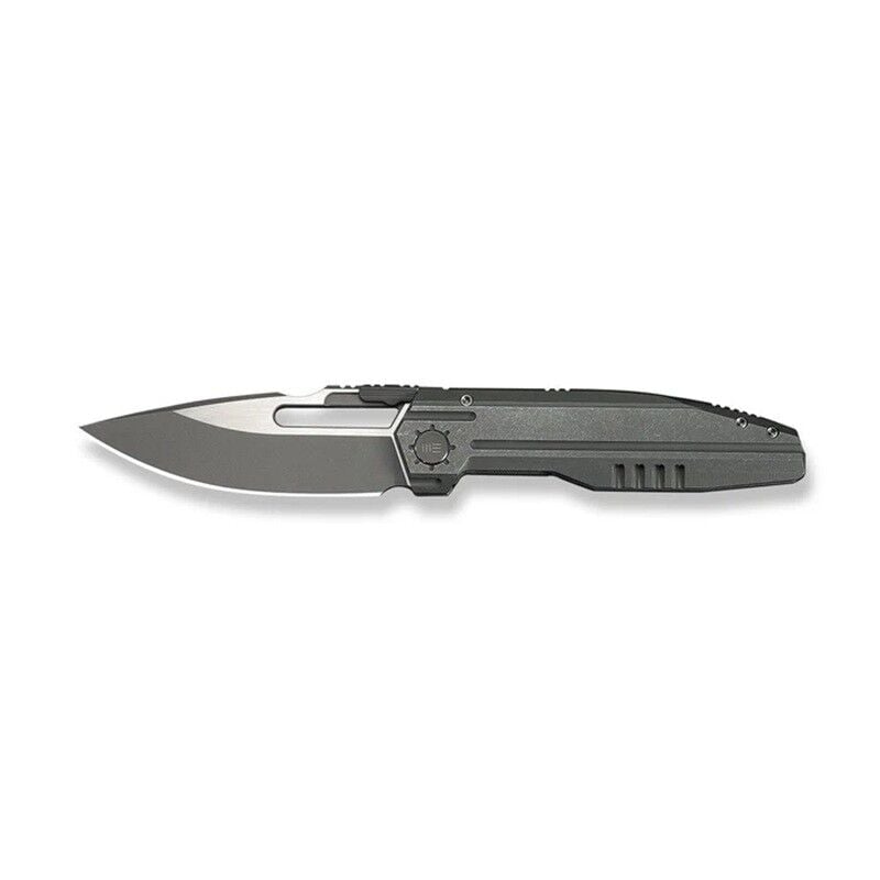 We Knife Limited Reveille Olive Gray Titanium Handle Gray Stonewashed Bohler M390 Blade, Satin Flat Limited Edition (200 Pcs) Çakı