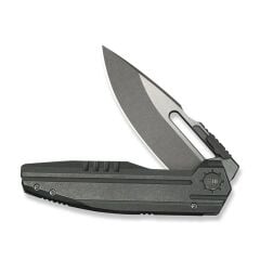 We Knife Limited Reveille Olive Gray Titanium Handle Gray Stonewashed Bohler M390 Blade, Satin Flat Limited Edition (200 Pcs) Çakı