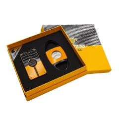 Cohiba 3 Torch Pürmüz Puro Delicili Çakmak Ve Kesici Seti